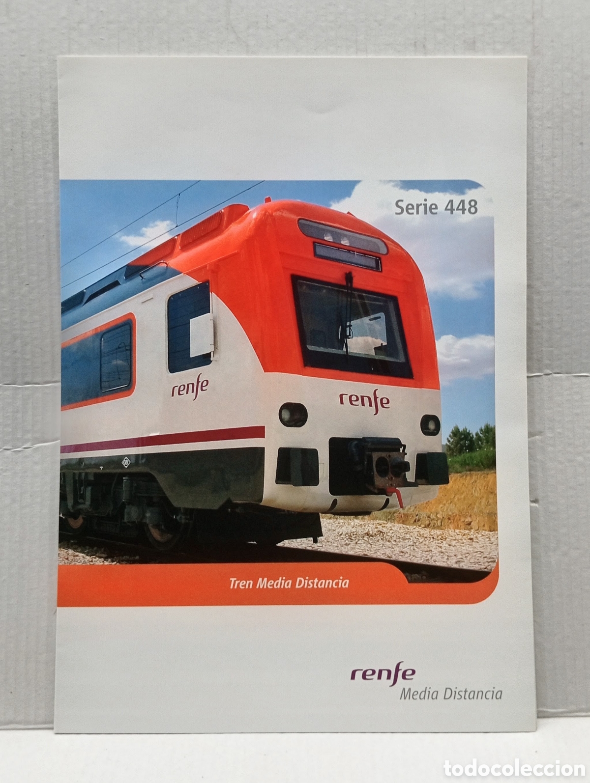 Otros art&iacute;culos de coleccionismo en papel: SERIE 448 RENFE - FICHA TECNICA Y TECNOLOGICA- CON DESPLEGABLE