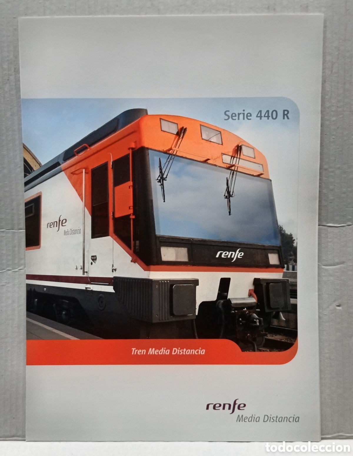 Otros art&iacute;culos de coleccionismo en papel: SERIE 440R - RENFE - TREN MEDIA DISTANCIA - FICHA T&Eacute;CNICA Y TECNOLOGICA-CON DESPLEGABLE