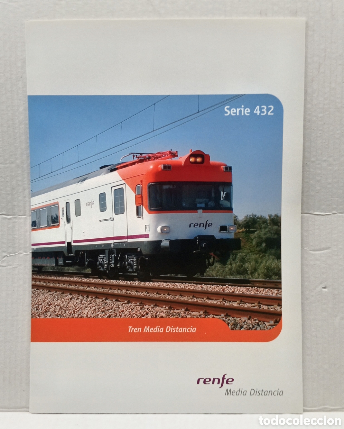 Otros art&iacute;culos de coleccionismo en papel: SER&Iacute;E 432 - RENFE - TREN MEDIA DISTANCIA - FICHA T&Eacute;CNICA Y TECNOLOGICA-CON DESPLEGABLE