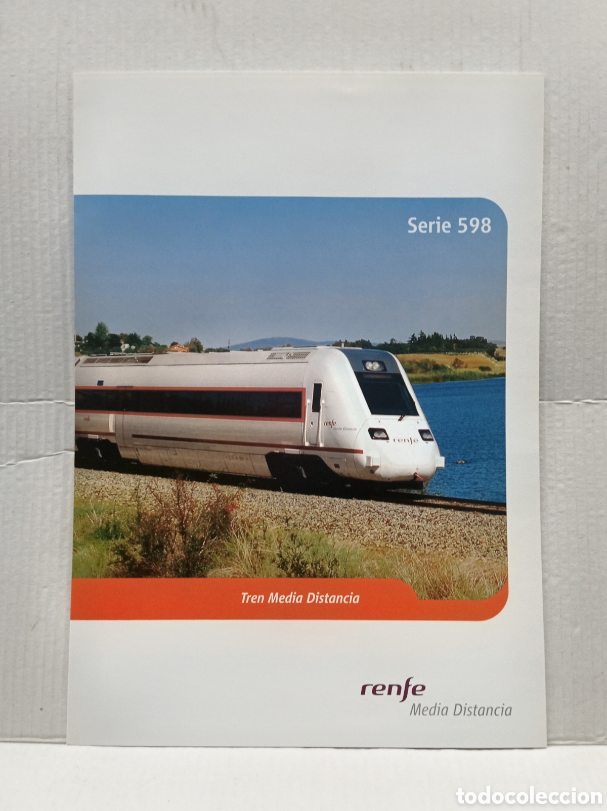 Otros art&iacute;culos de coleccionismo en papel: SER&Iacute;E 598 - RENFE - TREN MEDIA DISTANCIA - FICHA T&Eacute;CNICA Y TECNOLOGICA-CON DESPLEGABLE