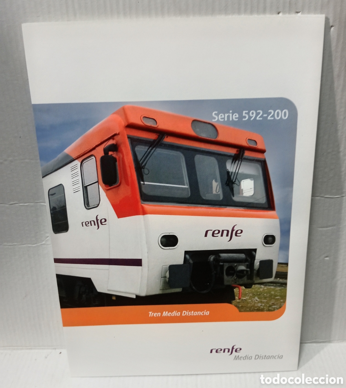Otros art&iacute;culos de coleccionismo en papel: SER&Iacute;E 592/200 - RENFE -TREN MEDIA DISTANCIA - FICHA T&Eacute;CNICA Y TECNOLOGICA-CON DESPLEGABLE