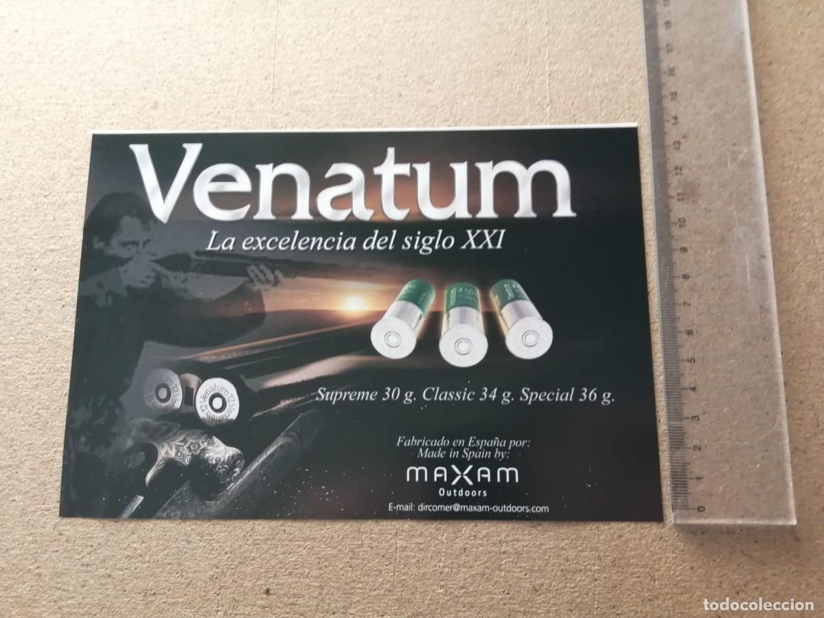Otros art&iacute;culos de coleccionismo en papel: ANUNCIO. VENATUM, LA EXCLENCIA DEL SIGLO XXI
