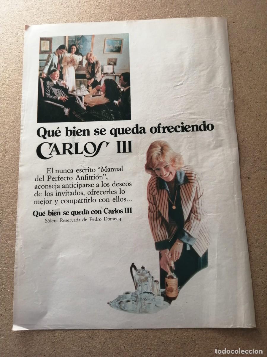 Otros art&iacute;culos de coleccionismo en papel: ANUNCIO. BRANDY CARLOS III