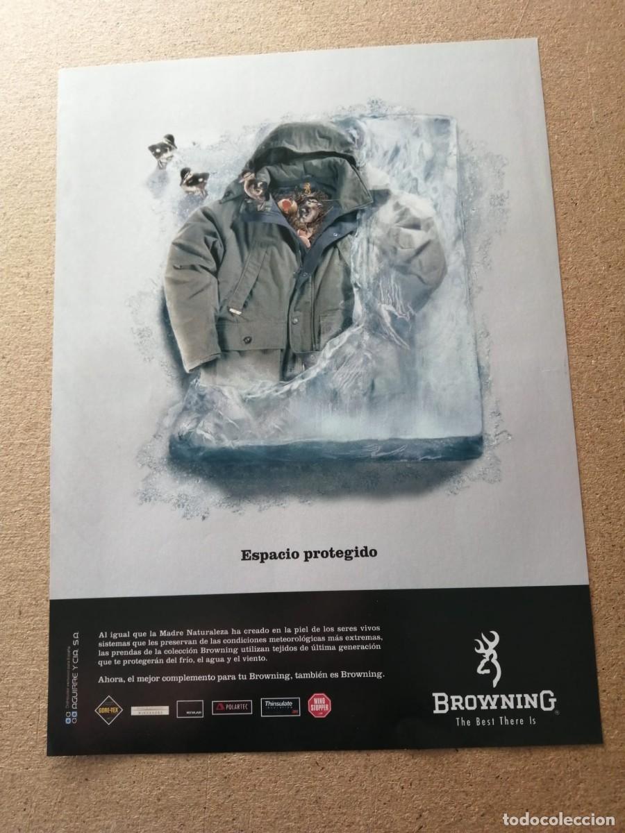 Otros art&iacute;culos de coleccionismo en papel: ANUNCIO. PRENDAS DE CAZA BROWNING