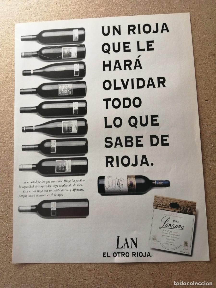 Collectionnisme Papier divers: ANUNCIO. LAN, EL OTRO RIOJA