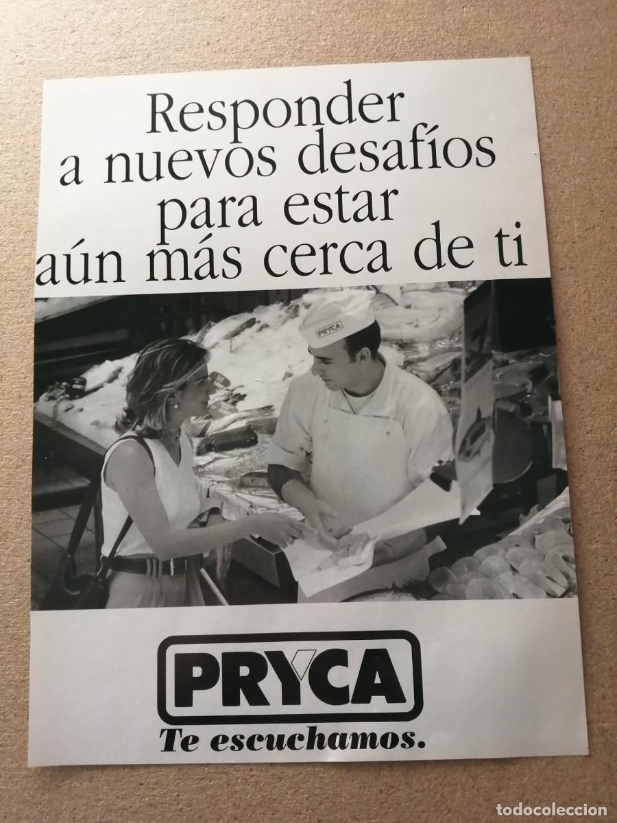 Collectionnisme Papier divers: ANUNCIO. PRYCA, SUPERMERCADOS