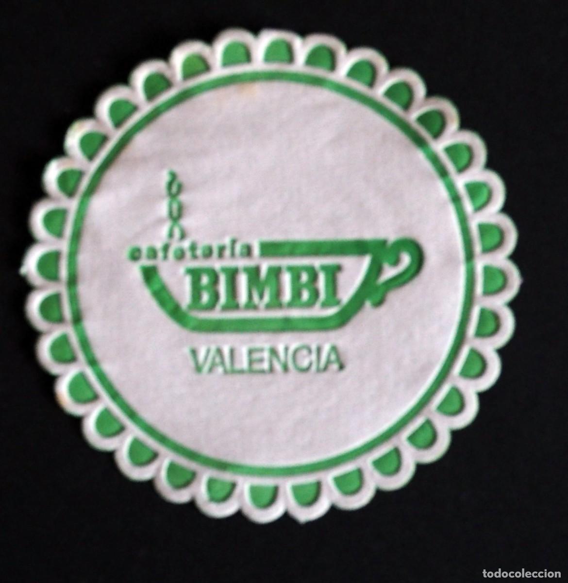 Otros art&iacute;culos de coleccionismo en papel: POSAVASOS: CAFETER&Iacute;A BIMBI. VALENCIA