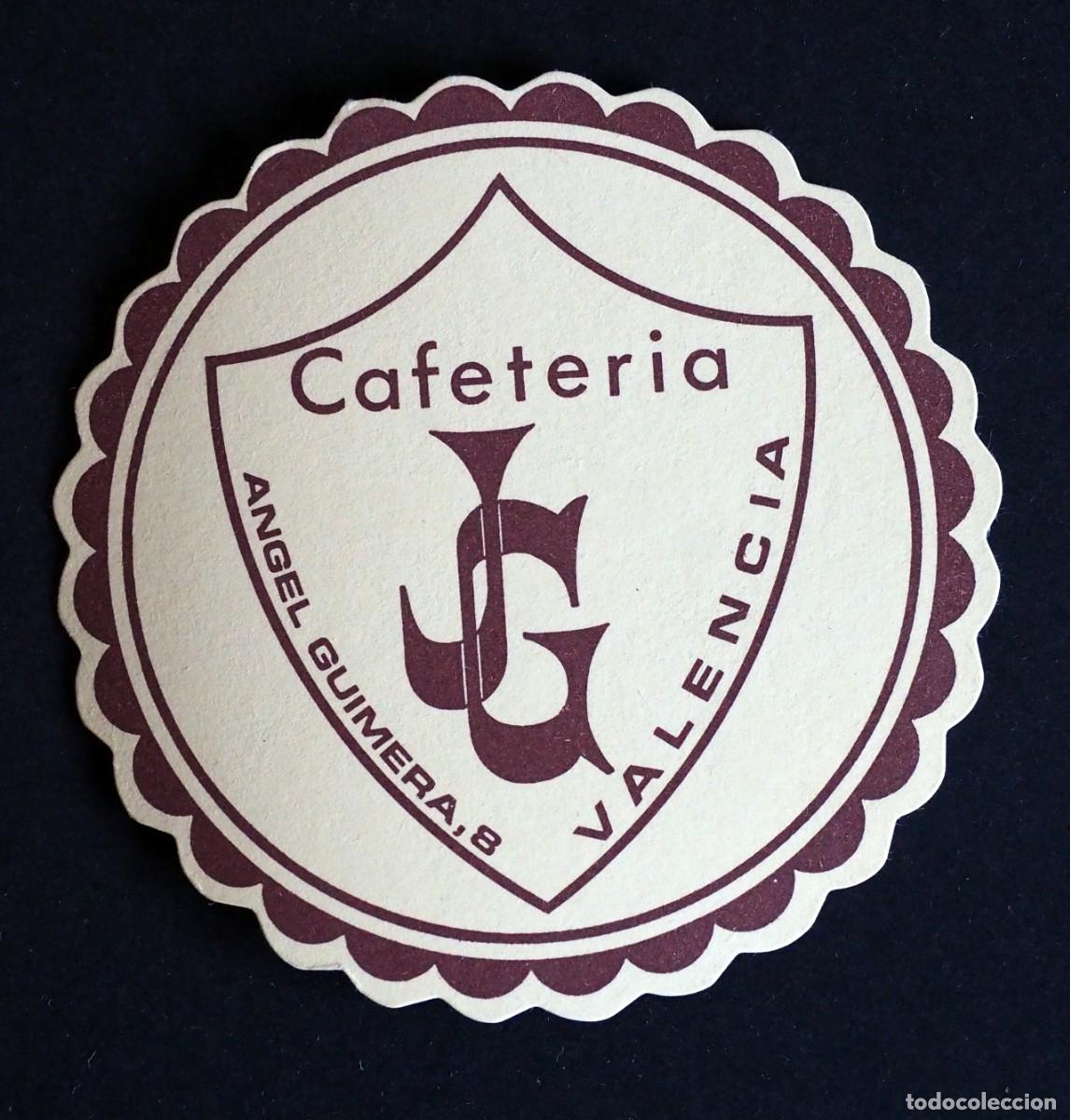Otros art&iacute;culos de coleccionismo en papel: POSAVASOS: CAFETERIA ANGEL GUIMERA,8 VALENCIA