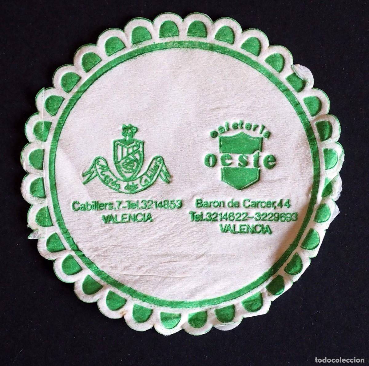 Otros art&iacute;culos de coleccionismo en papel: POSAVASOS: CAFETERIA OESTE