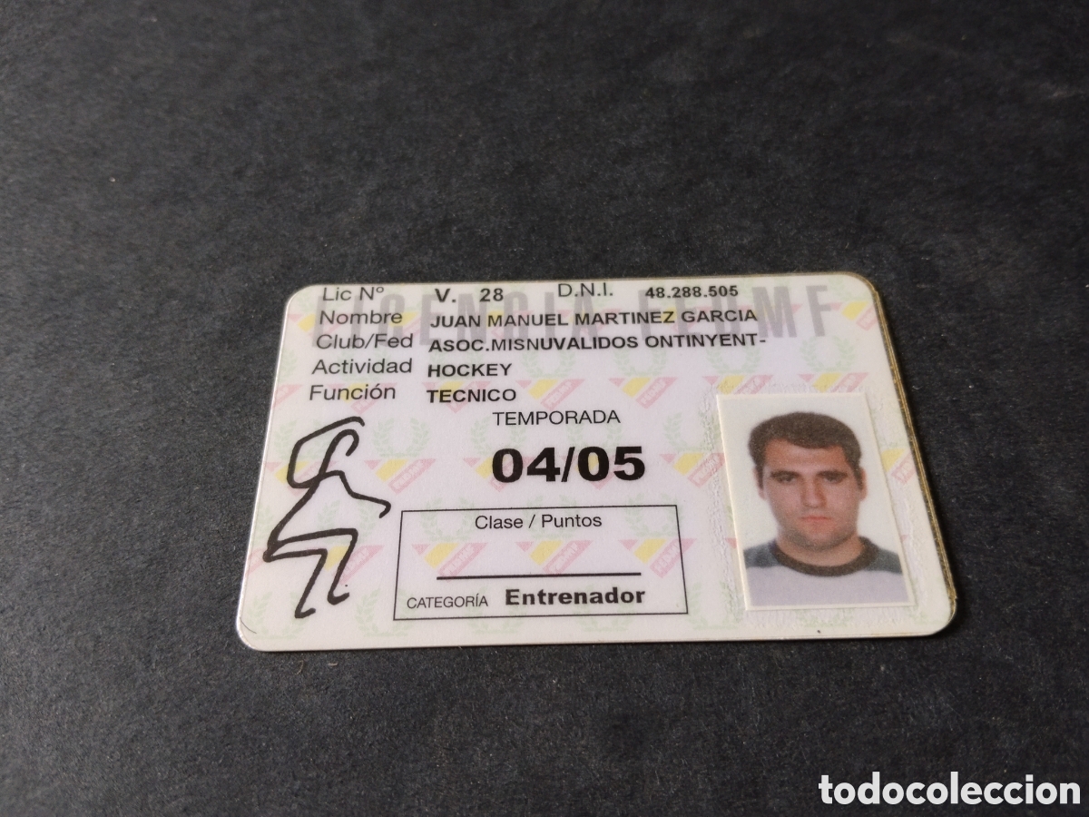 Otros art&iacute;culos de coleccionismo en papel: Carnet federaci&oacute;n espa&ntilde;ola de deportes de minusv&aacute;lidos f&iacute;sicos, Ontinyent 2004