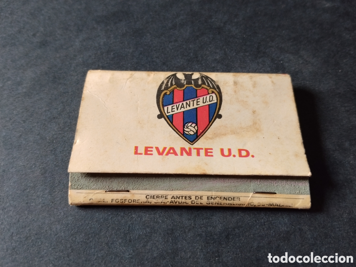 Otros art&iacute;culos de coleccionismo en papel: Caja de Cerillas estadio Antonio Roman, Levante U.D.