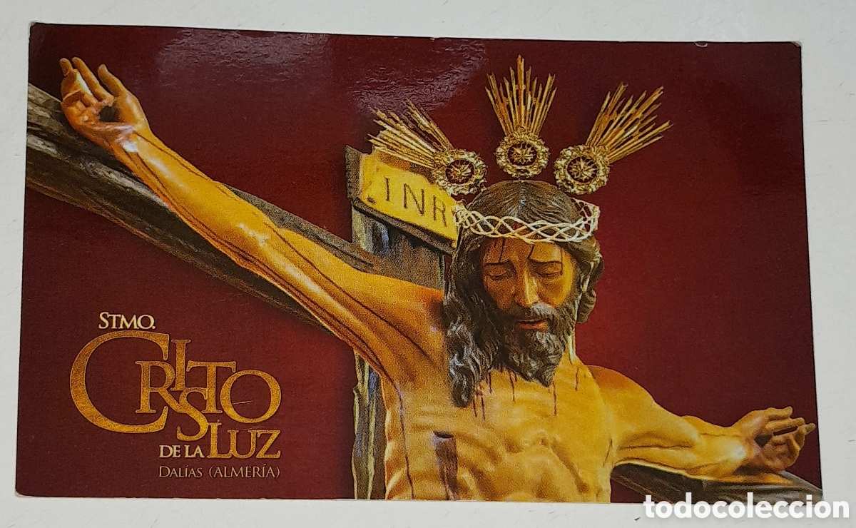 Otros art&iacute;culos de coleccionismo en papel: Sant&iacute;simo cristo de la luz Dalias Almer&iacute;a
