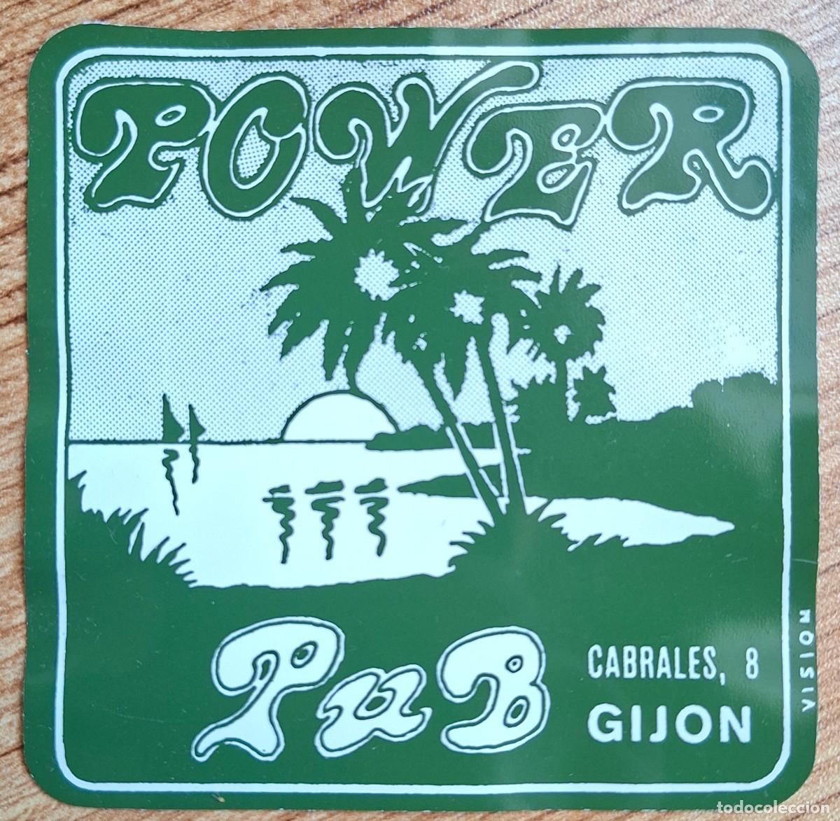 Otros art&iacute;culos de coleccionismo en papel: Posavasos Power Pub - Gij&oacute;n (Asturias)