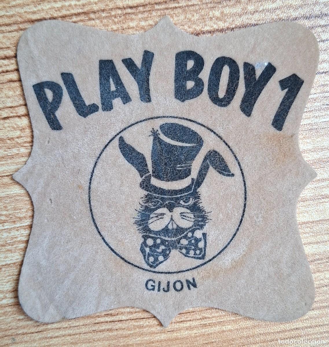Otros art&iacute;culos de coleccionismo en papel: Posavasos Club Playboy 1 - Gij&oacute;n (Asturias)