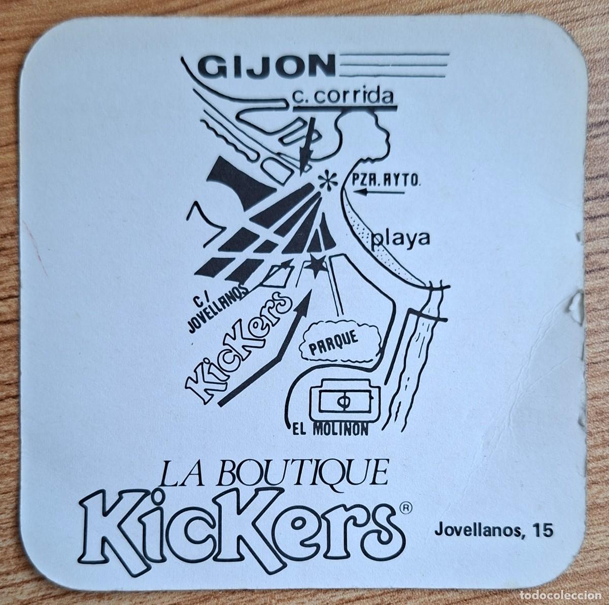 Otros art&iacute;culos de coleccionismo en papel: Posavasos Kickers Espa&ntilde;a 82 - Gij&oacute;n (Asturias)