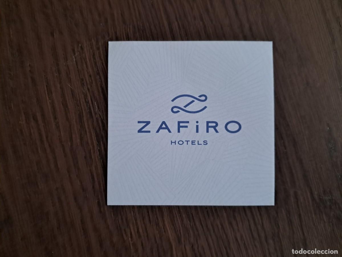 Otros art&iacute;culos de coleccionismo en papel: posavasos de publicidad, Zafiro hotels.
