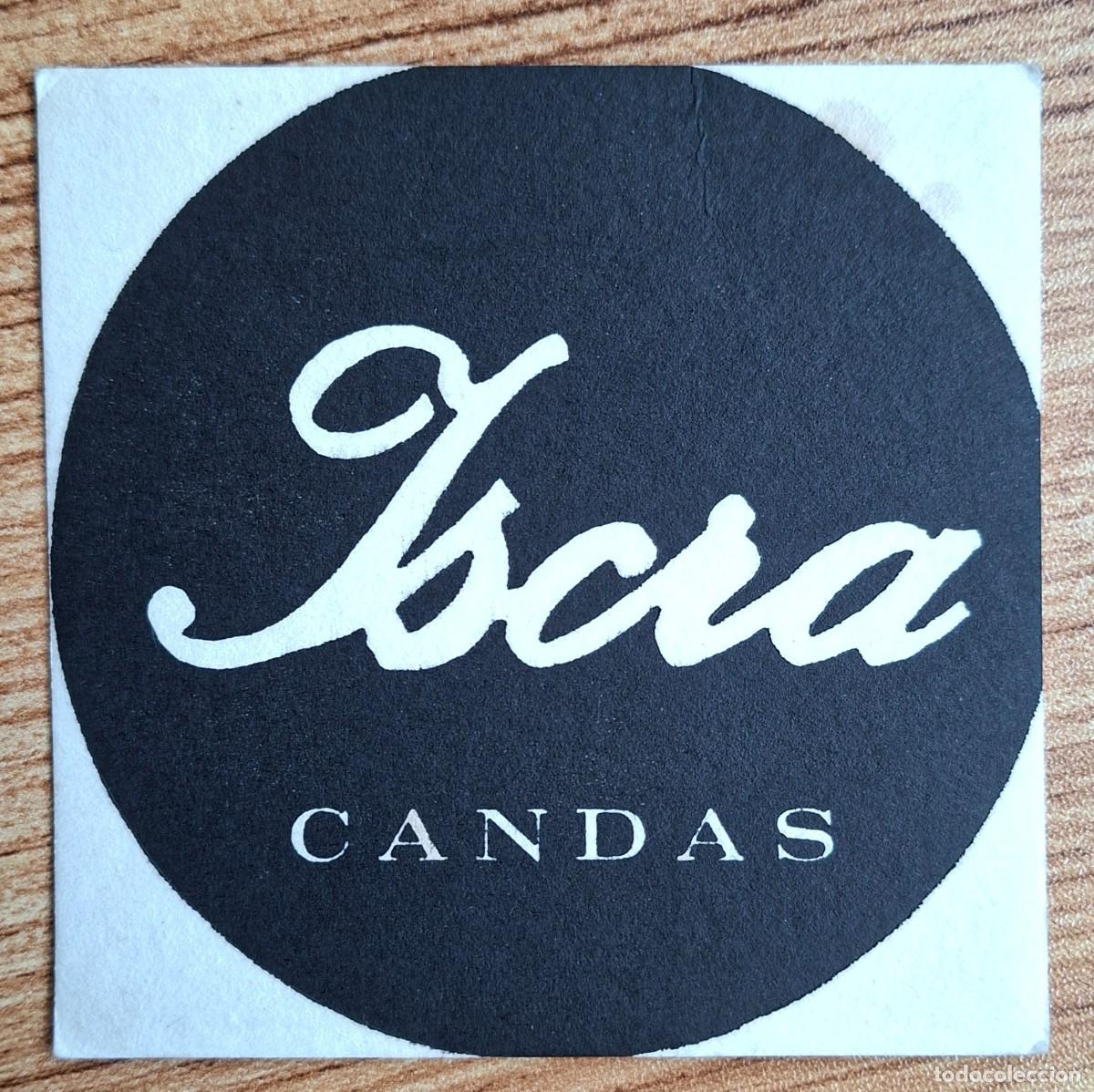 Otros art&iacute;culos de coleccionismo en papel: Posavasos Iscra - Cand&aacute;s (Asturias)