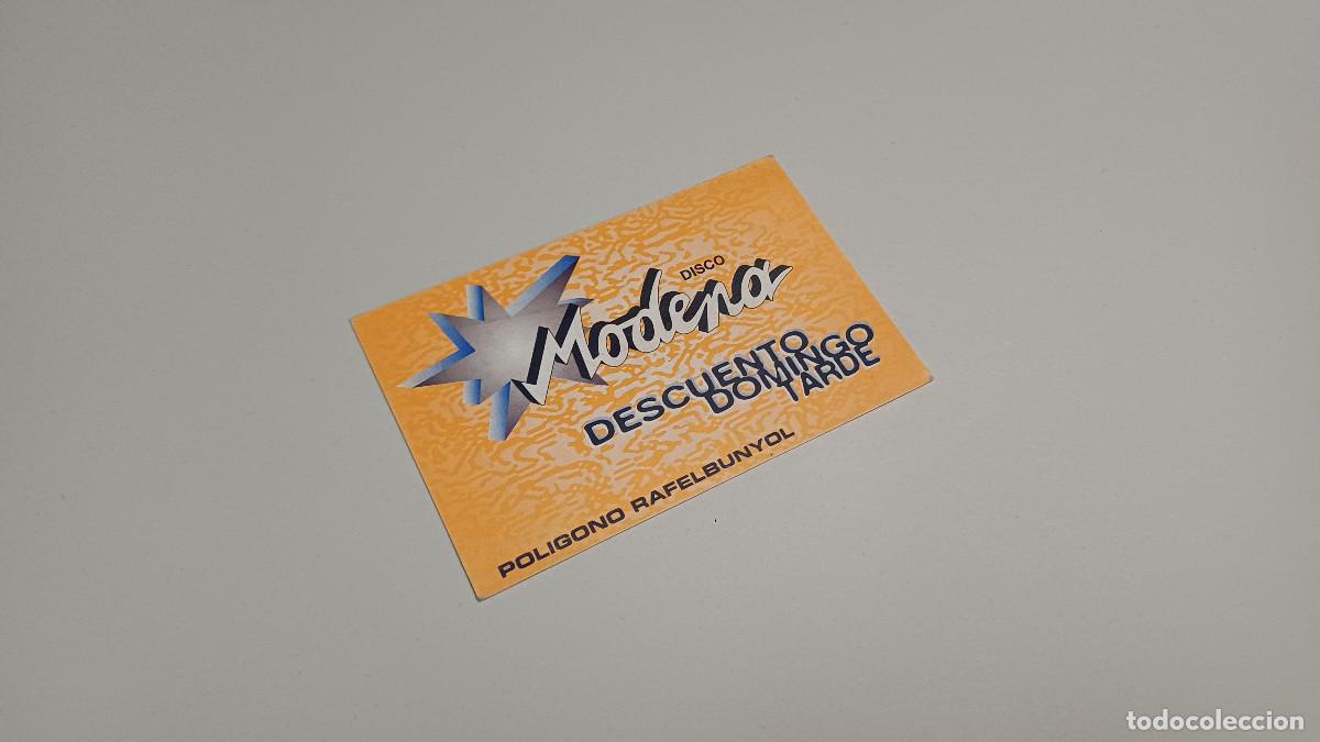 Sammelleidenschaft Andere Papierartikel: FLYER ENTRADA INVITACION - DISCOTECA MODENA VALENCIA