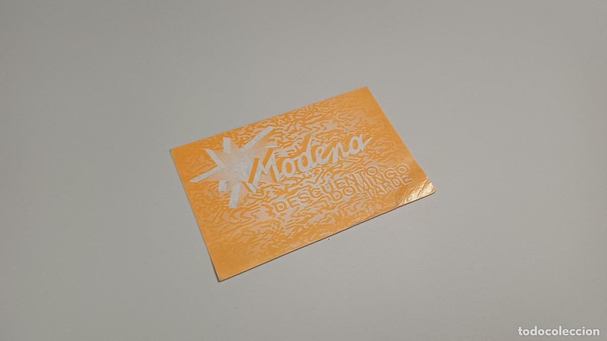 Sammelleidenschaft Andere Papierartikel: FLYER ENTRADA INVITACION - DISCOTECA MODENA VALENCIA