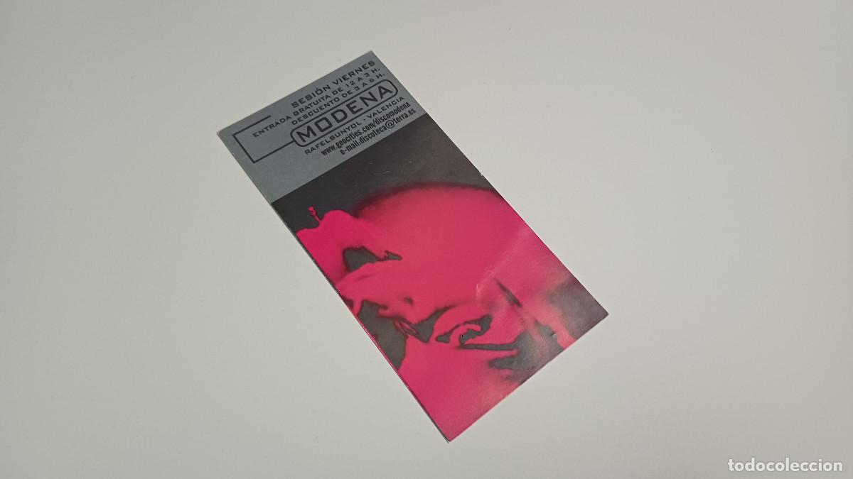 Altri oggetti di carta: FLYER ENTRADA INVITACION - DISCOTECA MODENA VALENCIA