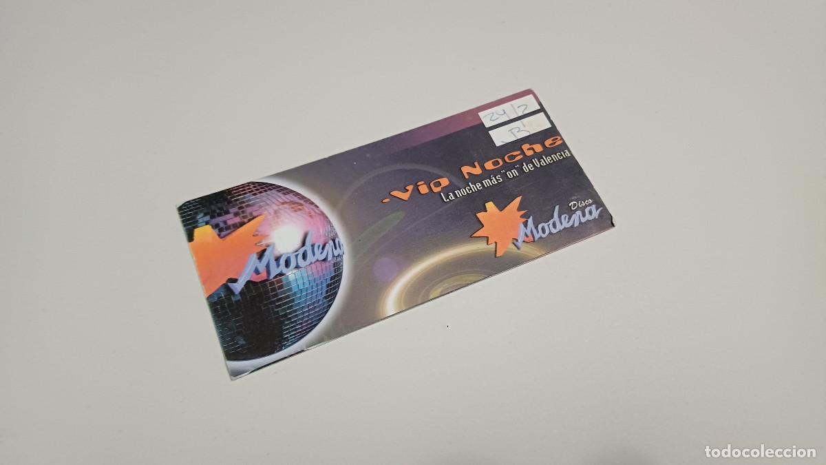 Altri oggetti di carta: FLYER ENTRADA INVITACION - DISCOTECA MODENA VALENCIA