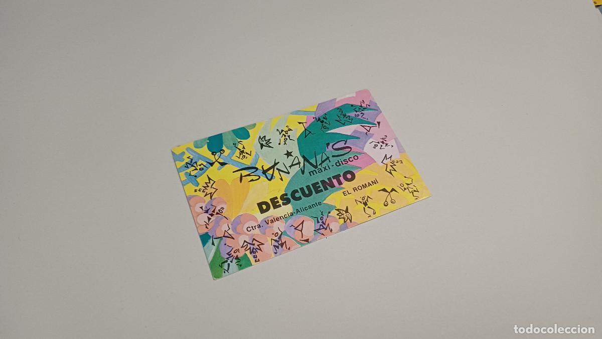 Otros art&iacute;culos de coleccionismo en papel: FLYER ENTRADA INVITACION - DISCOTECA BANANA'S BANANAS VALENCIA