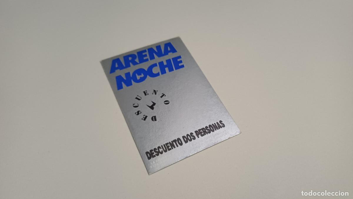 Otros art&iacute;culos de coleccionismo en papel: FLYER ENTRADA INVITACION - DISCOTECA ARENA VALENCIA