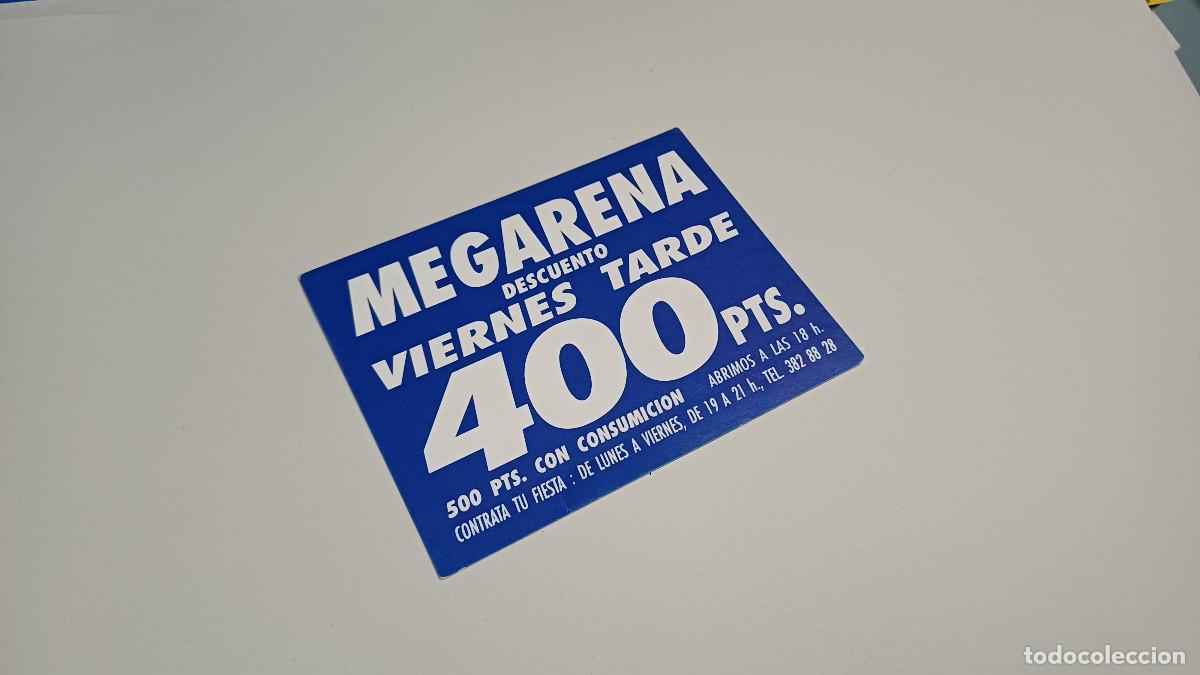 Otros art&iacute;culos de coleccionismo en papel: FLYER ENTRADA INVITACION - DISCOTECA ARENA MEGARENA VALENCIA