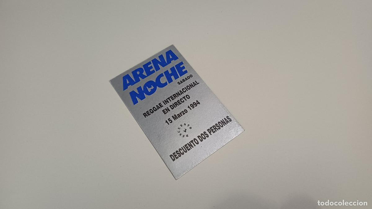 Otros art&iacute;culos de coleccionismo en papel: FLYER ENTRADA INVITACION - DISCOTECA ARENA VALENCIA