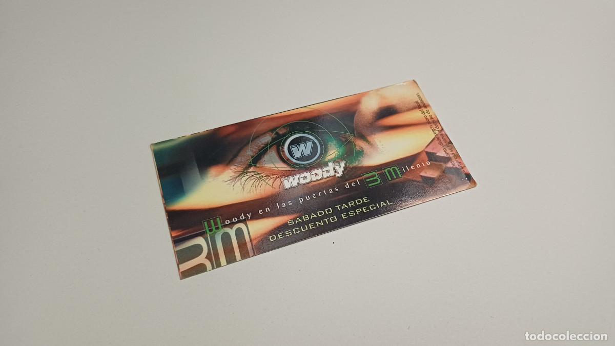 Otros art&iacute;culos de coleccionismo en papel: FLYER ENTRADA INVITACION - DISCOTECA WOODY VALENCIA