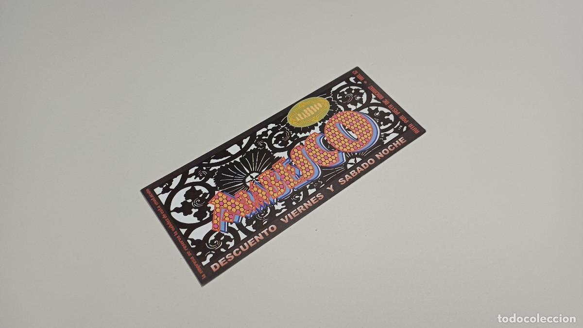 Otros art&iacute;culos de coleccionismo en papel: FLYER ENTRADA INVITACION - DISCOTECA ARABESCO VALENCIA