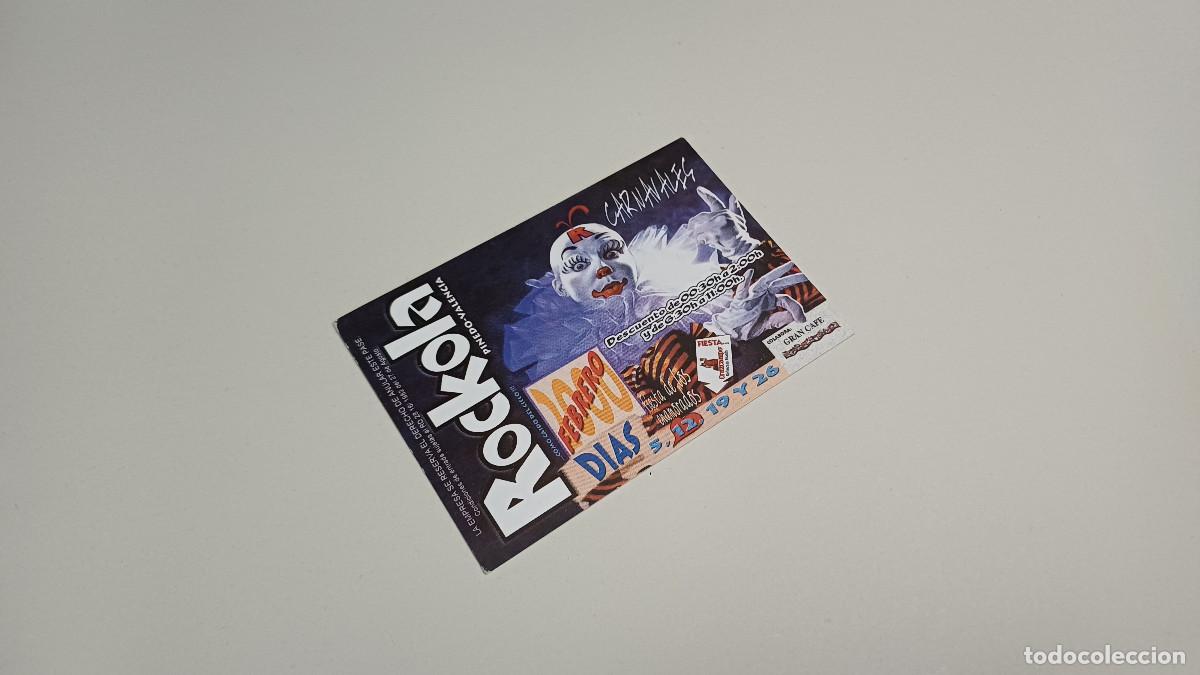 Otros art&iacute;culos de coleccionismo en papel: FLYER ENTRADA INVITACION - DISCOTECA ROCKOLA VALENCIA
