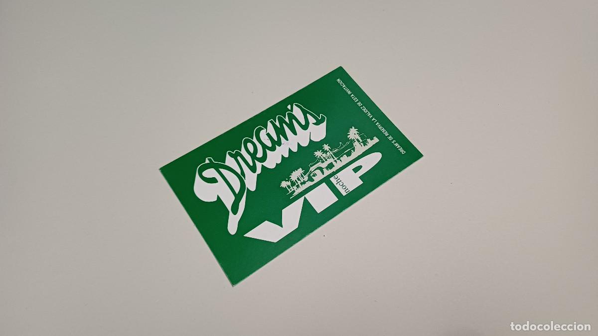 Otros art&iacute;culos de coleccionismo en papel: FLYER ENTRADA INVITACION - DISCOTECA DREAM'S DREAMS VALENCIA