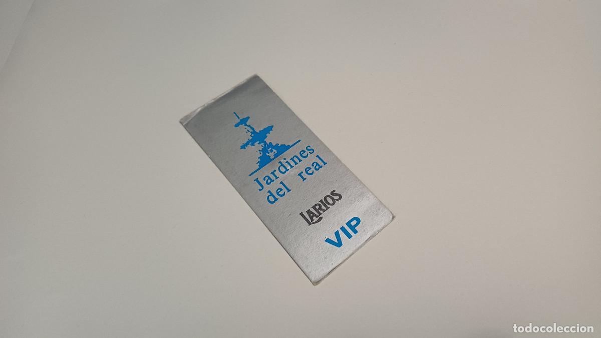Otros art&iacute;culos de coleccionismo en papel: FLYER ENTRADA INVITACION - DISCOTECA JARDINES DEL REAL VALENCIA
