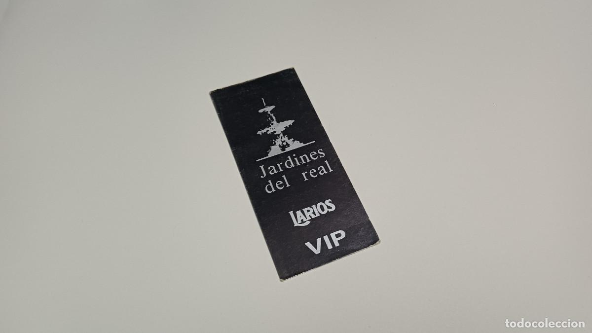Otros art&iacute;culos de coleccionismo en papel: FLYER ENTRADA INVITACION - DISCOTECA JARDINES DEL REAL VALENCIA
