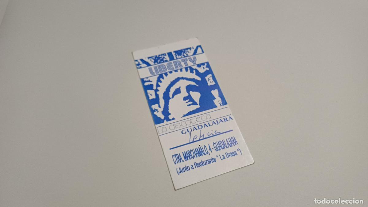Otros art&iacute;culos de coleccionismo en papel: FLYER ENTRADA INVITACION - DISCOTECA LIBERTY GUADALAJARA