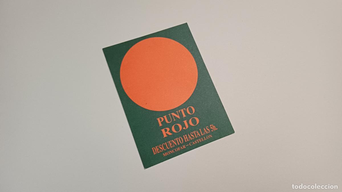 Otros art&iacute;culos de coleccionismo en papel: FLYER ENTRADA INVITACION - DISCOTECA PUNTO ROJO CASTELL&Oacute;N