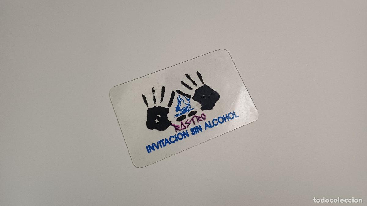 Otros art&iacute;culos de coleccionismo en papel: FLYER ENTRADA INVITACION - TARJETA DE PLASTICO DISCOTECA RASTRO MURCIA