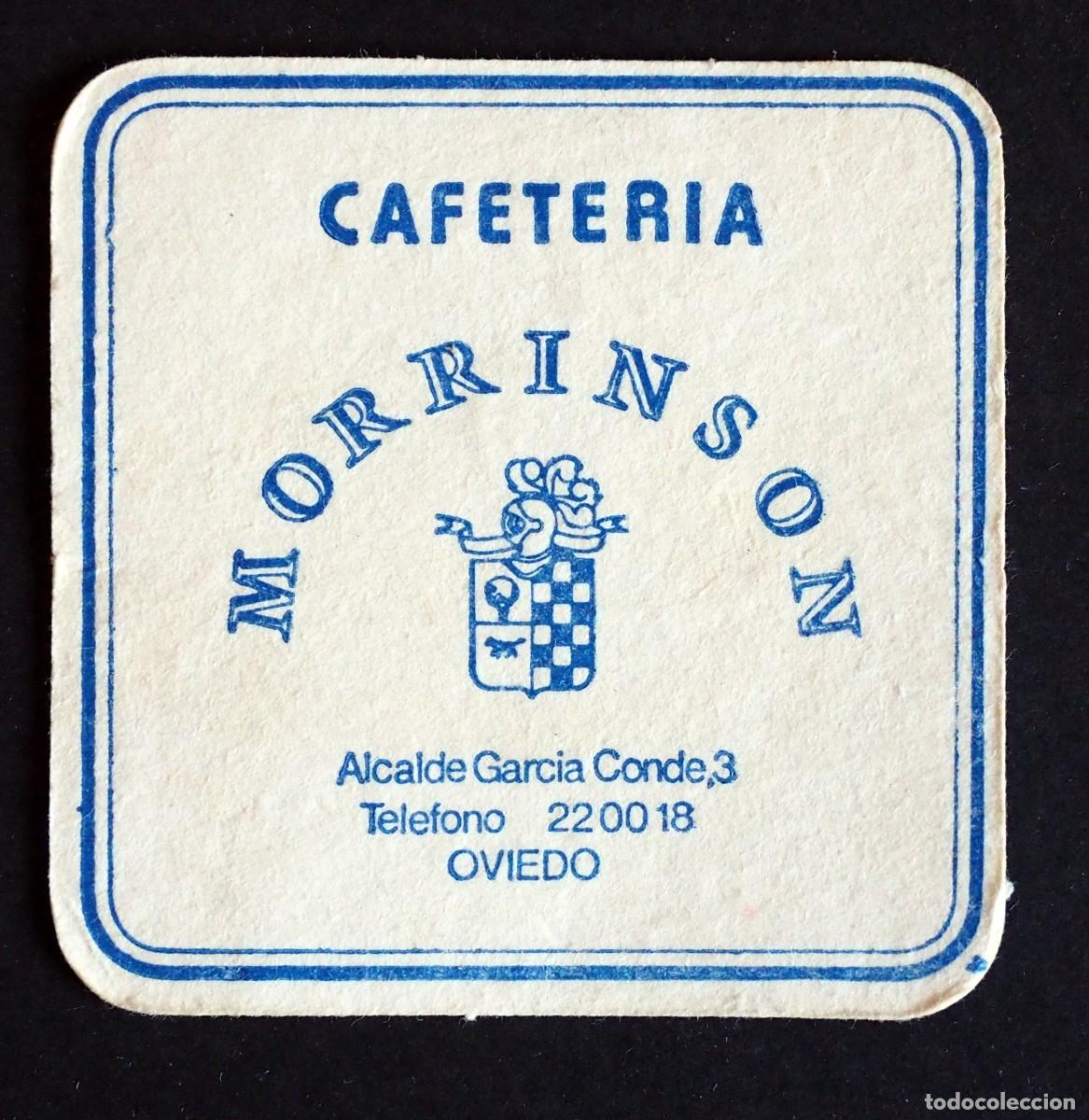 Outros artigos de papel: POSAVASOS: CAFETERIA MORRINSON. OVIEDO