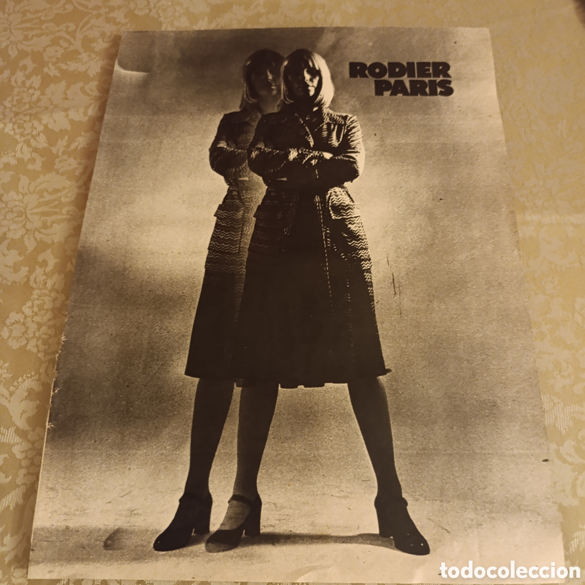 Otros art&iacute;culos de coleccionismo en papel: Rodier Paris, a&ntilde;o 1974, publicidad p&aacute;gina gran formato