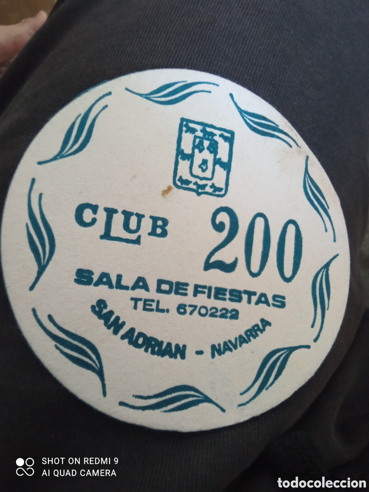 Otros art&iacute;culos de coleccionismo en papel: Club 209 sala de fiestas (Posa vaso A&ntilde;os 50 60)