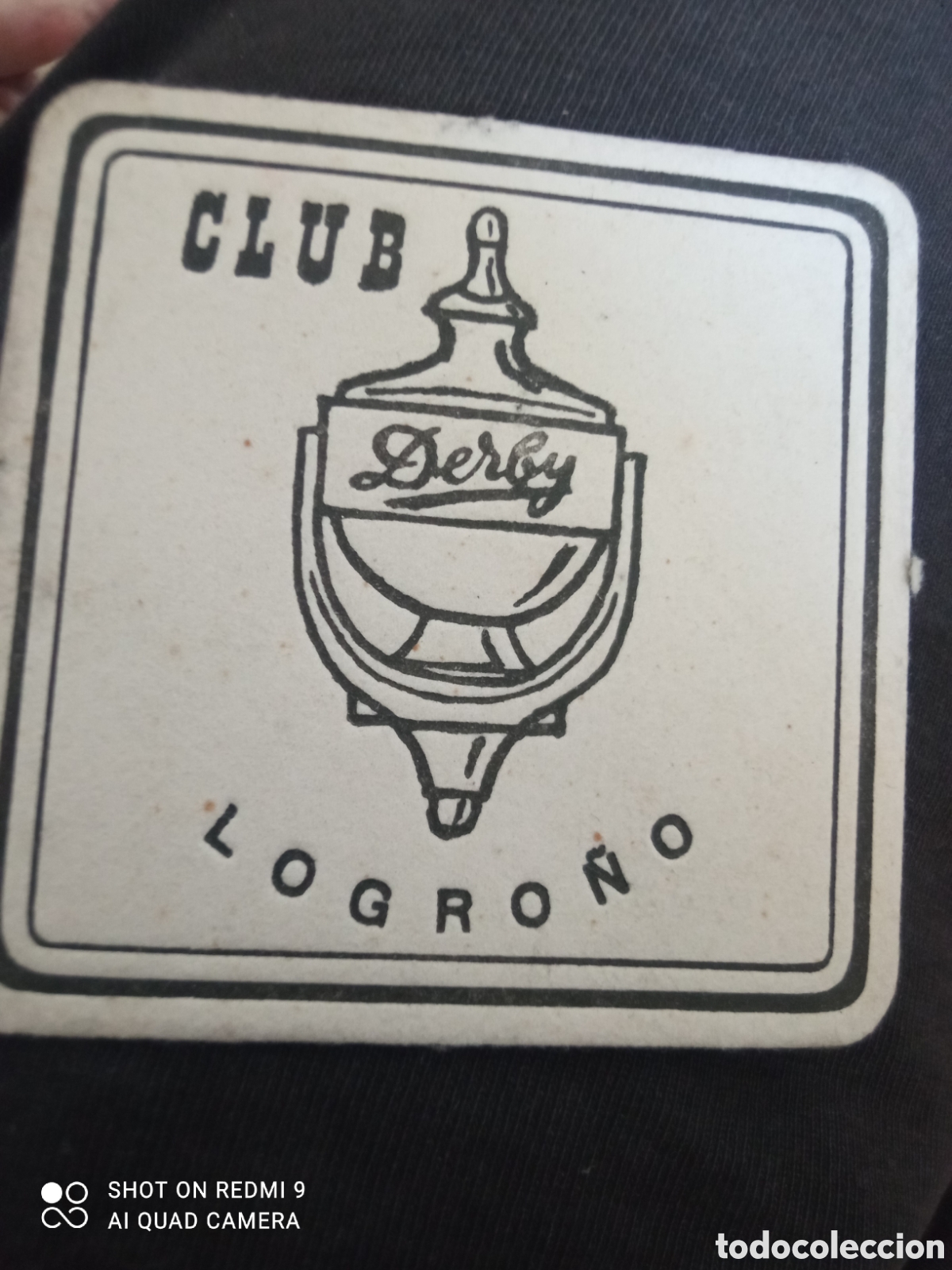 Otros art&iacute;culos de coleccionismo en papel: Club Logro&ntilde;o (Posa vasos A&ntilde;os 50 60)
