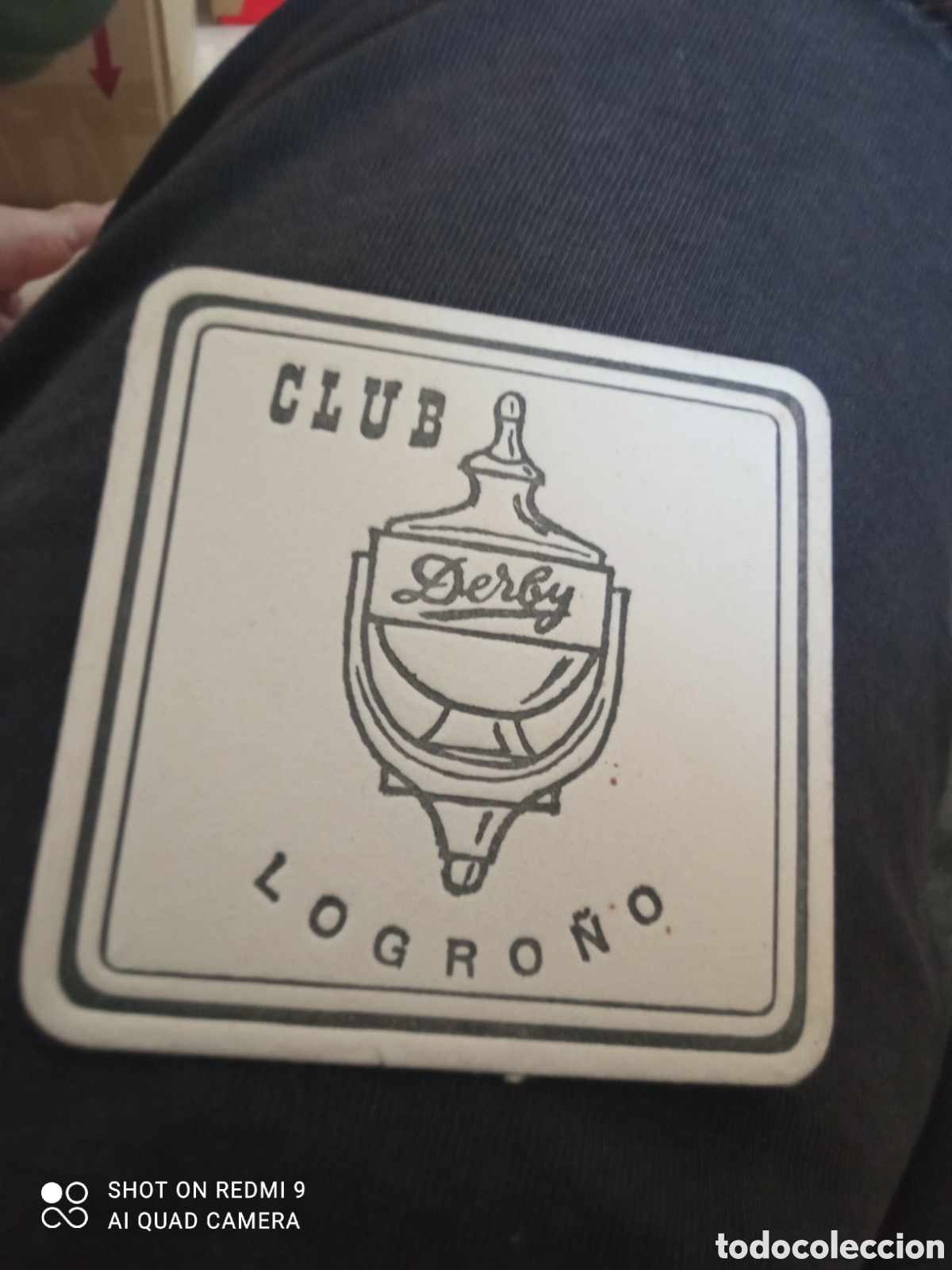 Otros art&iacute;culos de coleccionismo en papel: Club Logro&ntilde;o (Posa vasos A&ntilde;os 50 60)