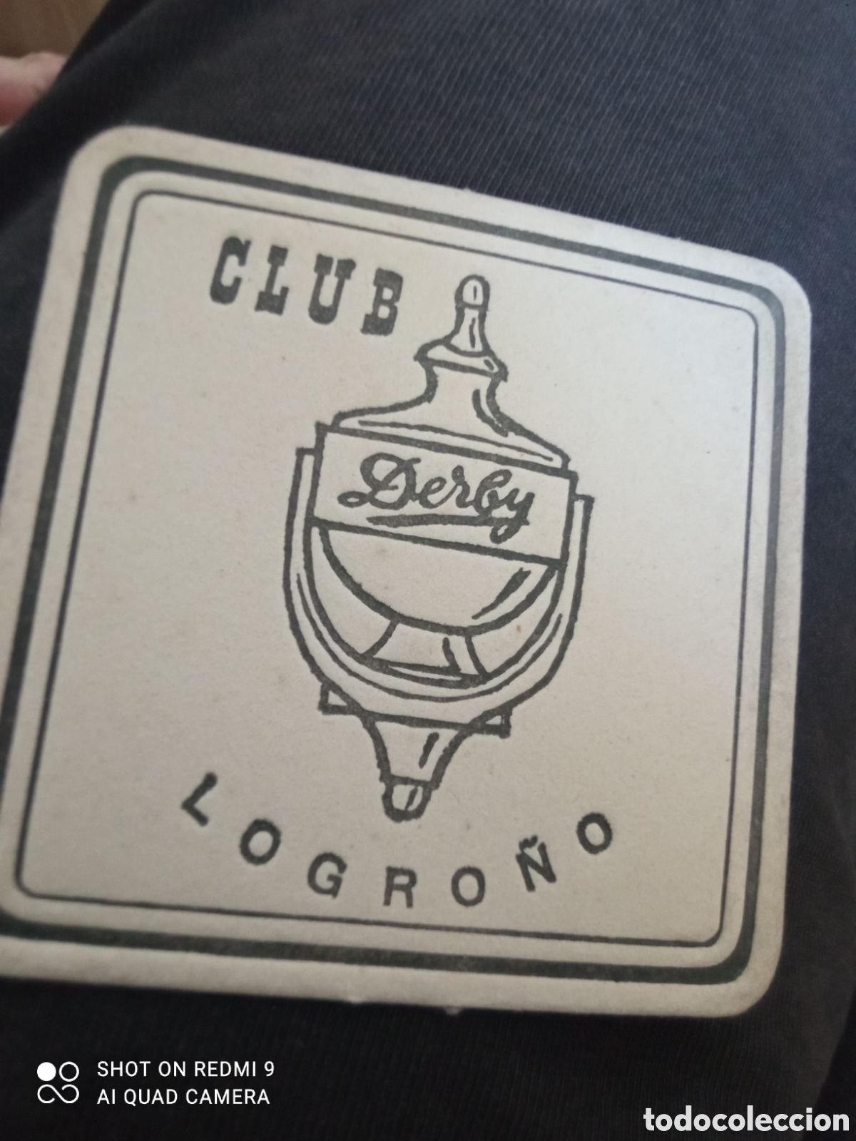 Otros art&iacute;culos de coleccionismo en papel: Club Logro&ntilde;o (Posa vasos A&ntilde;os 50 60)