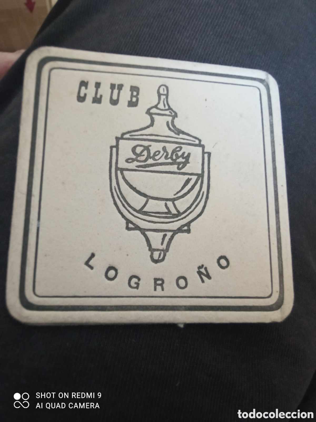 Otros art&iacute;culos de coleccionismo en papel: Club Logro&ntilde;o (Posa vasos A&ntilde;os 50 60)