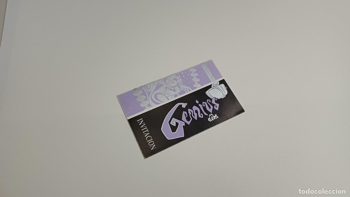 Sammelleidenschaft Andere Papierartikel: FLYER ENTRADA INVITACION - DISCOTECA GENIUS
