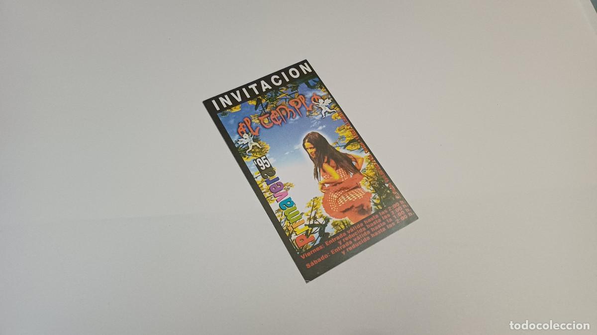 Otros art&iacute;culos de coleccionismo en papel: FLYER ENTRADA INVITACION - DISCOTECA EL TEMPLO