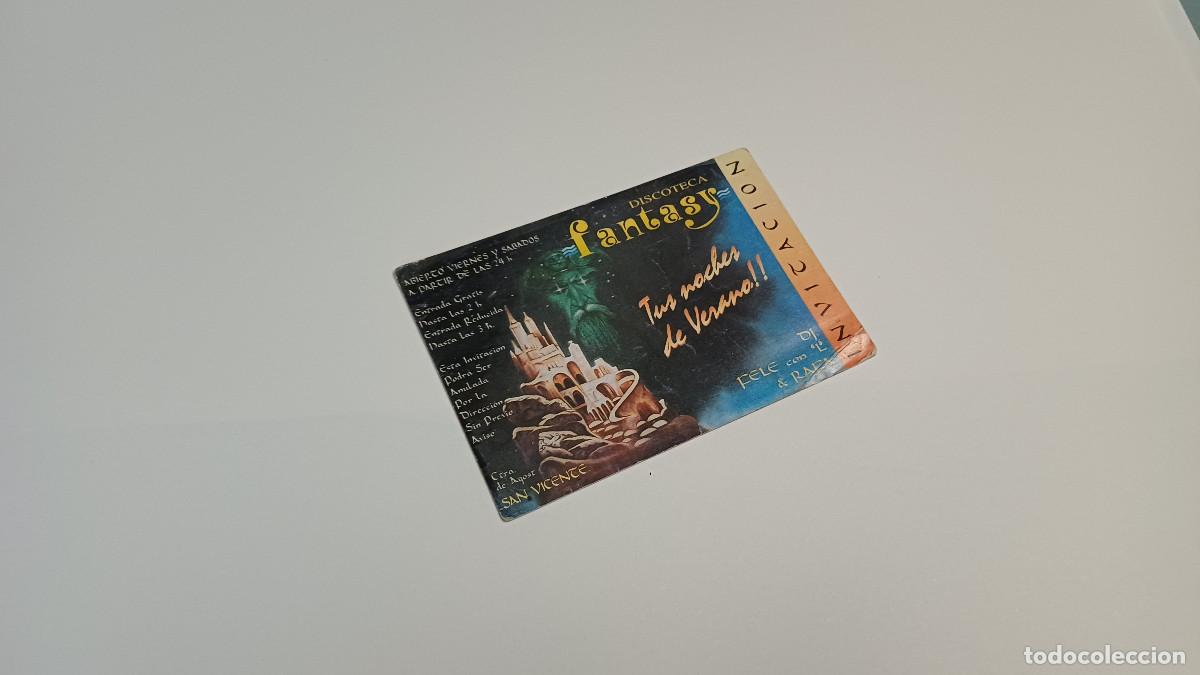 Otros art&iacute;culos de coleccionismo en papel: FLYER ENTRADA INVITACION - DISCOTECA FANTASY