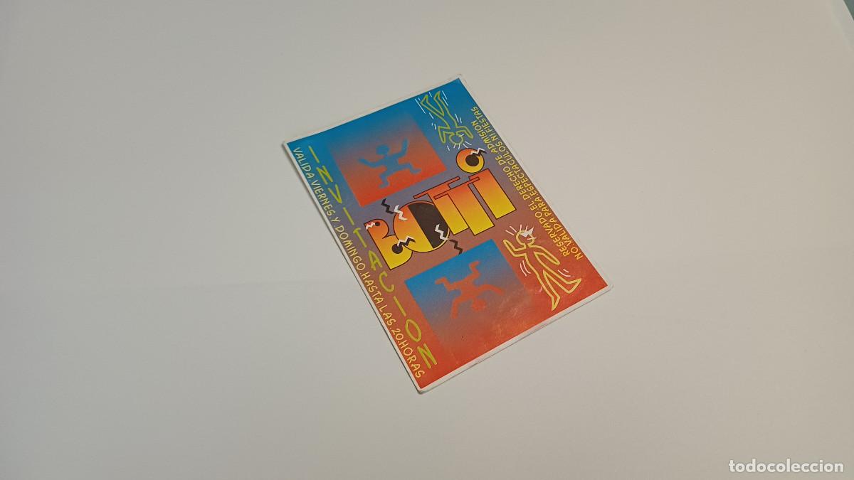 Otros art&iacute;culos de coleccionismo en papel: FLYER ENTRADA INVITACION - DISCOTECA BOTTI