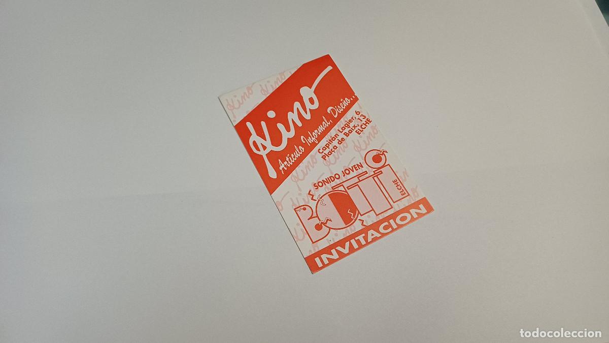 Otros art&iacute;culos de coleccionismo en papel: FLYER ENTRADA INVITACION - DISCOTECA BOTTI